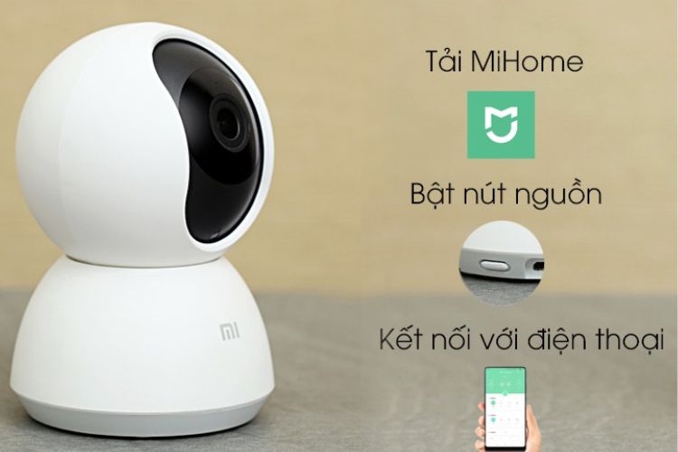 Cách kết nối Camera an ninh Xiaomi Mi Home 360° 1080P AI với ứng dụng Mi Home