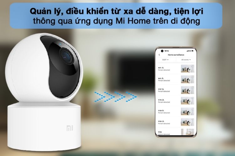 Cách kết nối Camera an ninh Xiaomi Mi Home 360° 1080P AI với ứng dụng Mi Home