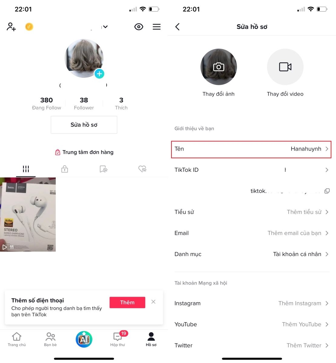 Cách đổi font chữ TikTok 3