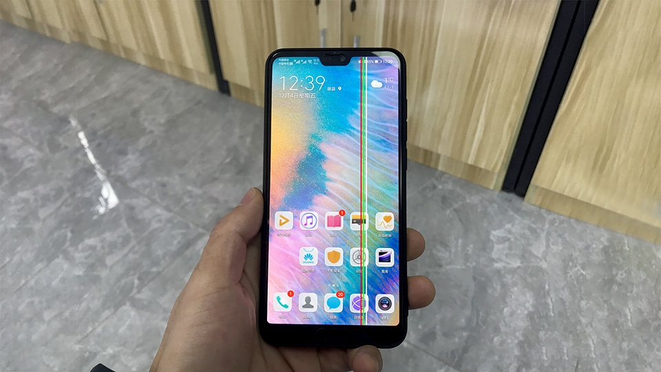 Sự cố màn hình bị sọc - Ảnh 01