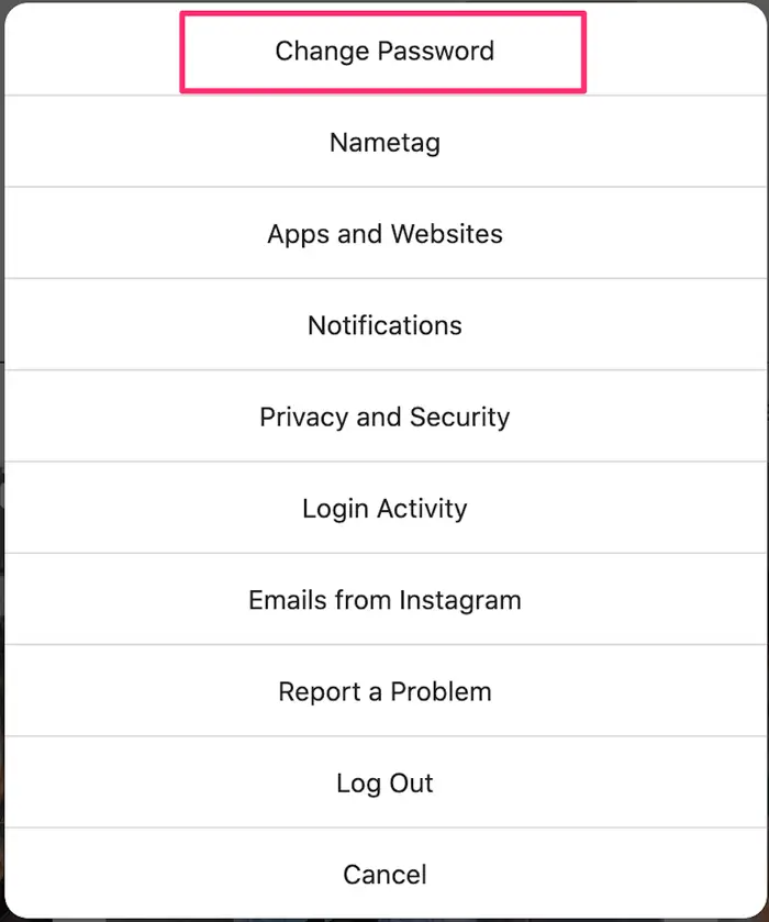 Hướng dẫn cách đổi mật khẩu Instagram (Ảnh 6)