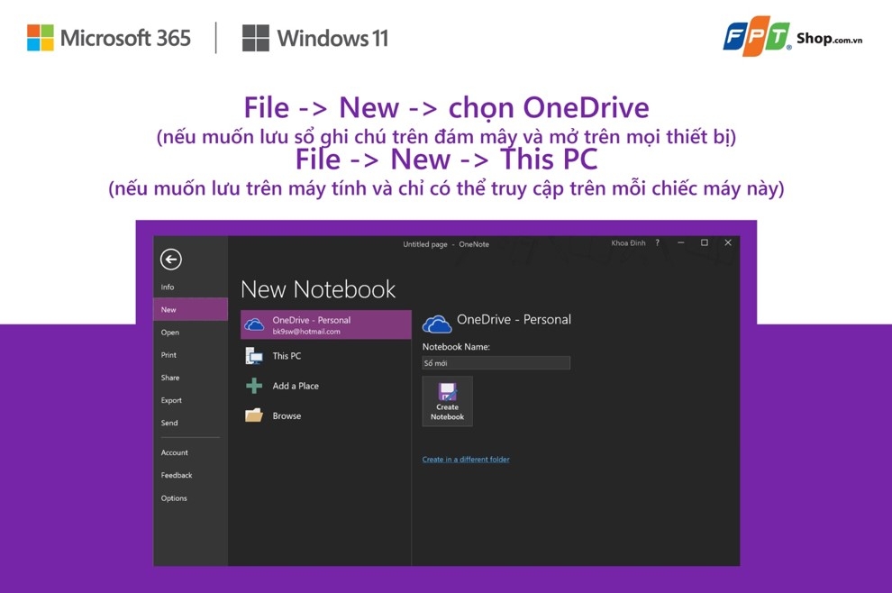 Khám phá tất tần tật về OneNote trong 5 phút 3
