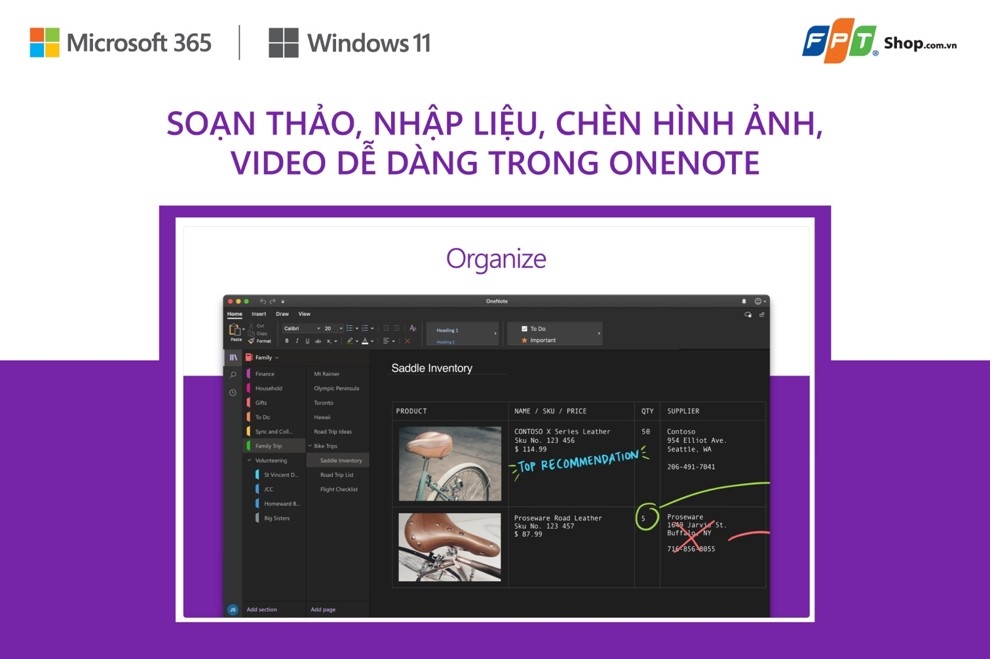 Khám phá tất tần tật về OneNote trong 5 phút 5