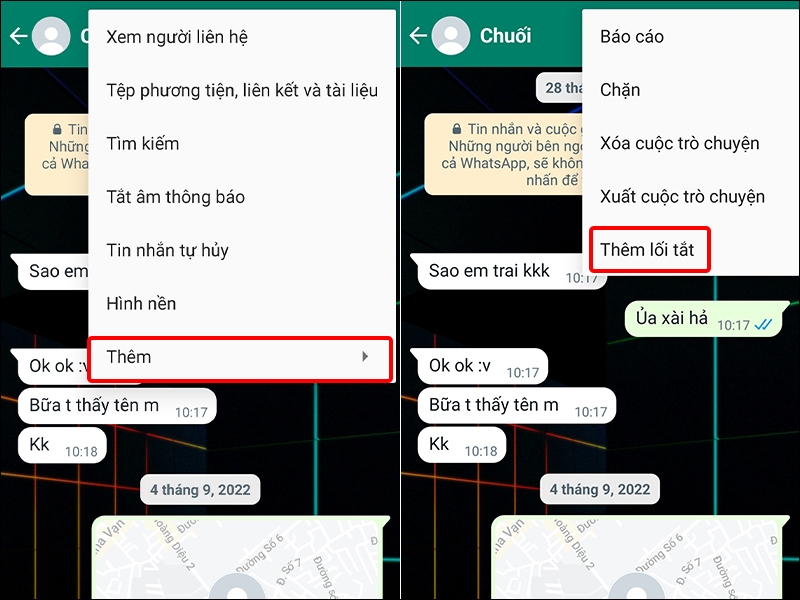 Cách đưa cuộc trò chuyện WhatsApp ra màn hình điện thoại Android