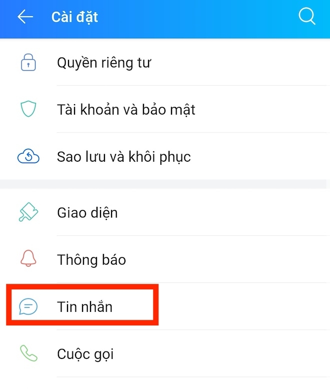 Cách xuống dòng trong Zalo trên điện thoại Android