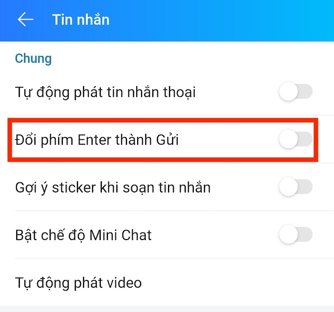 Cách xuống dòng trong Zalo trên điện thoại Android