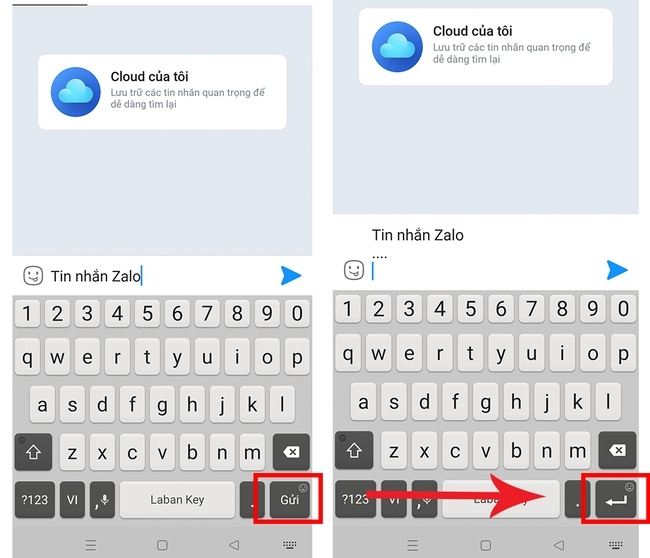 Cách xuống dòng trong Zalo trên điện thoại Android
