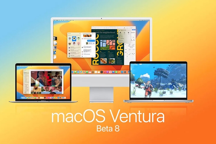 Apple phát hành bản beta thứ 8 của macOS 13 Venture cho các nhà phát triển