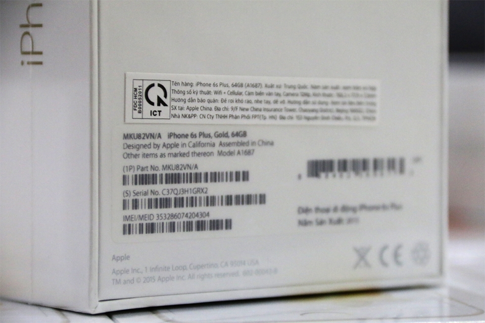 Phân biệt Iphone quốc tế với Iphone chính hãng