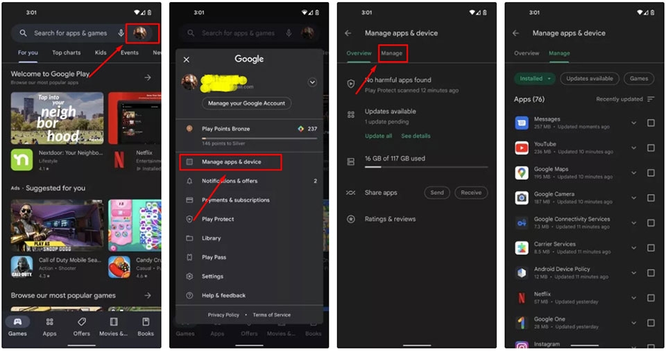 Lỗi không cập nhật được ứng dụng trên CH Play - Ảnh 02