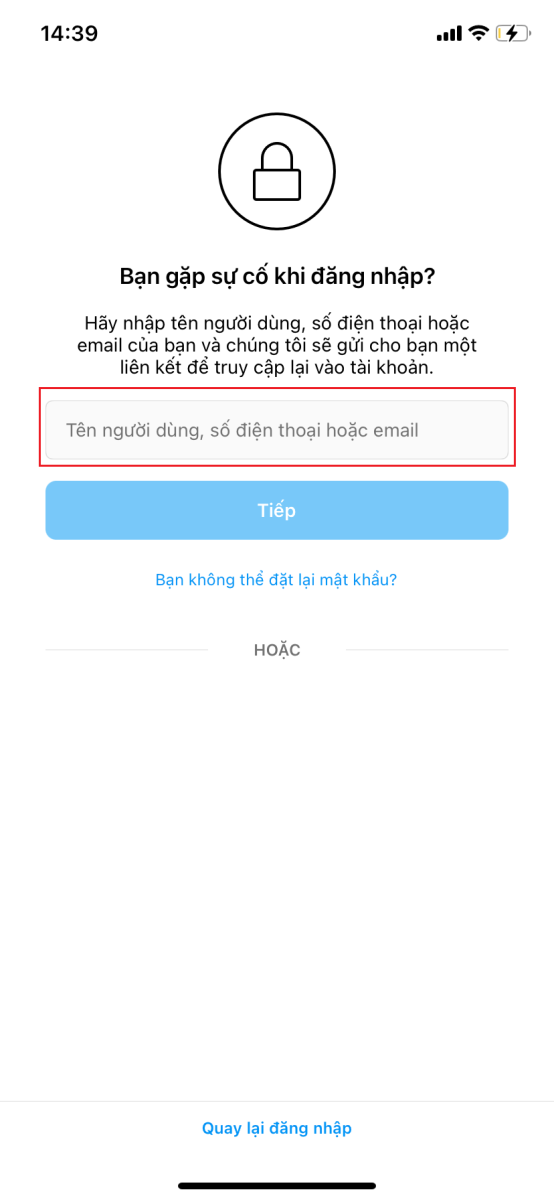 Hướng dẫn cách lấy lại mật khẩu Instagram (Ảnh 3)