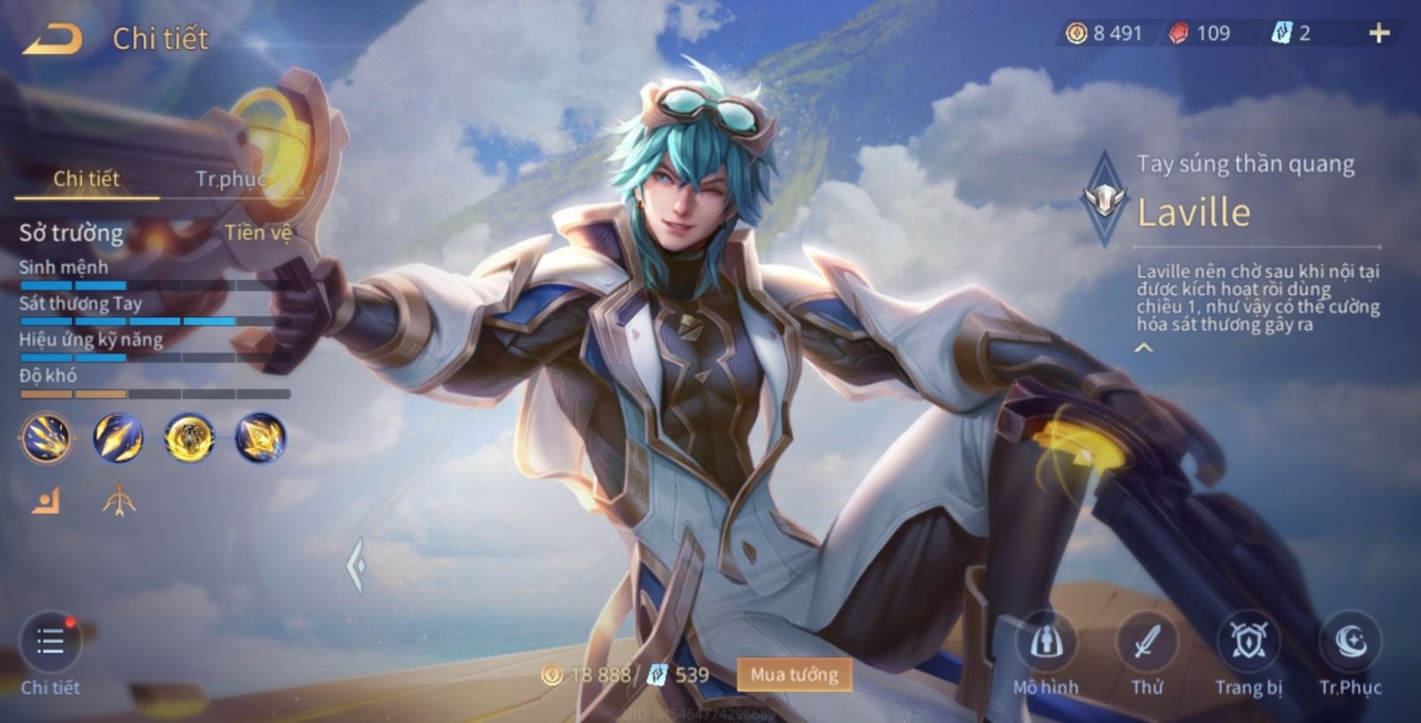 Cách thành “trùm” xạ thủ với con bài Laville