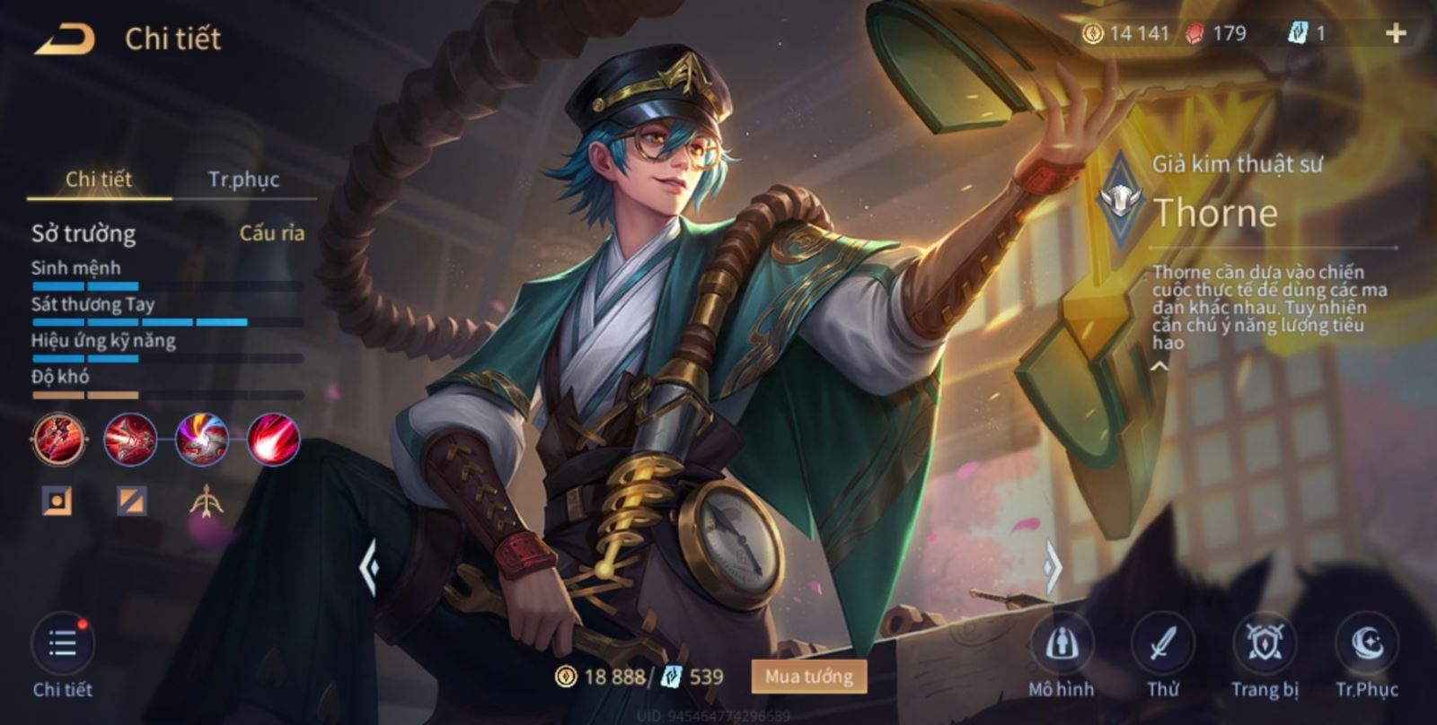 Ác mộng xạ thủ với con bài Thorne