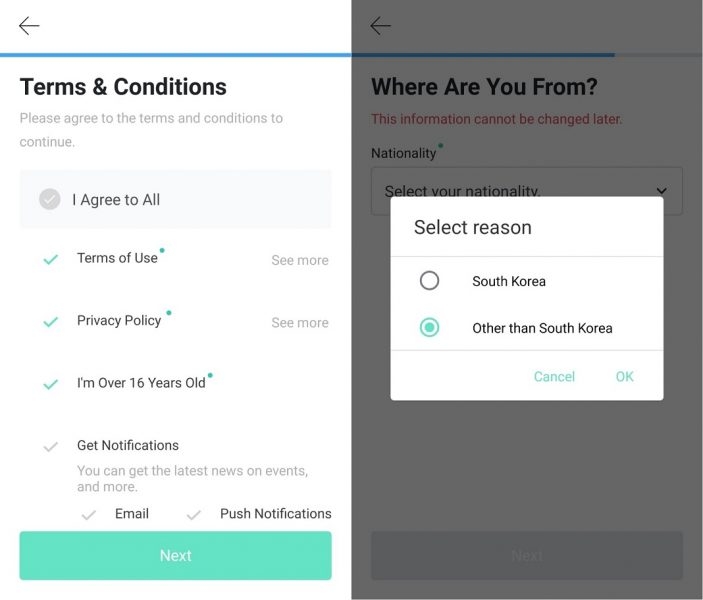 Cách đăng ký weverse