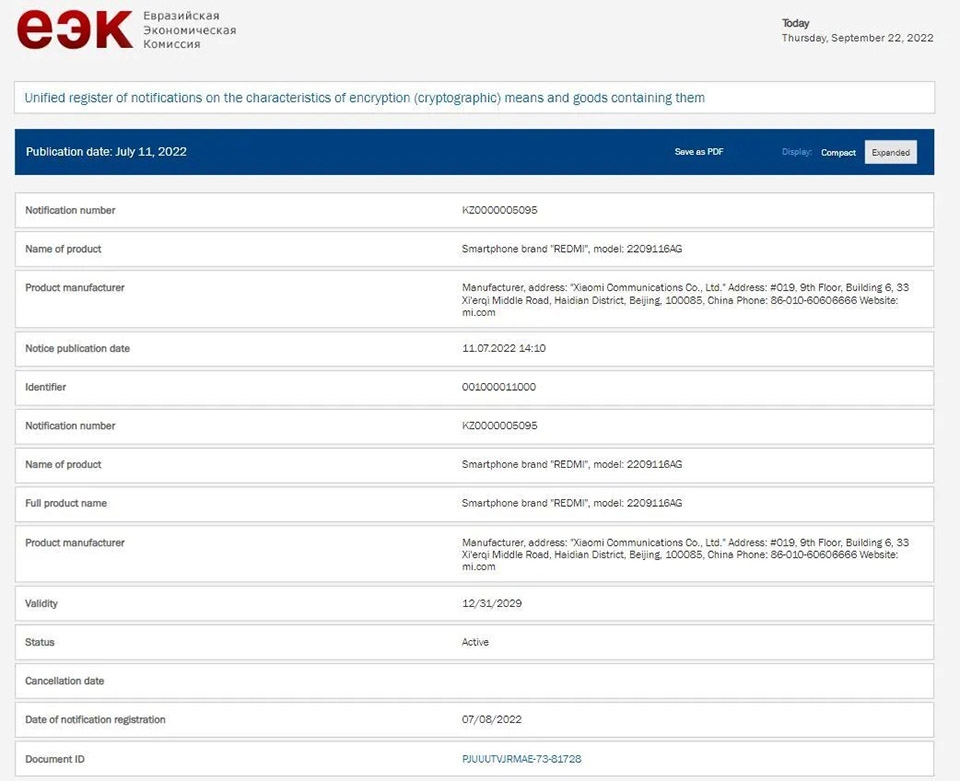 Redmi Note 11 Pro 2023 đạt chứng nhận (ảnh 3) Redmi Note 11 Pro 2023 đạt chứng nhận (ảnh 3)