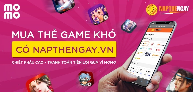 Cách mua thẻ Garena, thẻ Zing thanh toán bằng ví MoMo 6