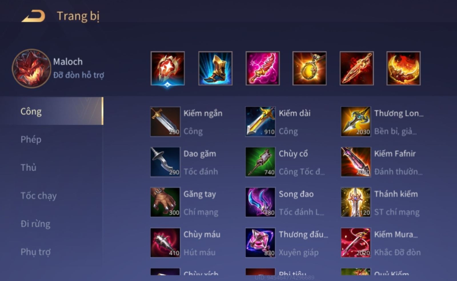 Cách dùng Maloch đi support đỉnh cao 