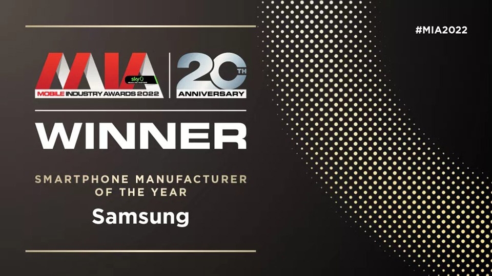Samsung và Galaxy S22 Ultra giành được giải thưởng nhà sản xuất và điện thoại của năm