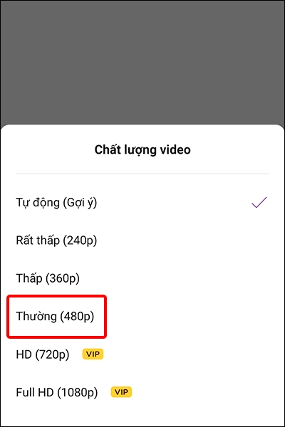 Hướng dẫn thay đổi chất lượng video trên Zing MP3
