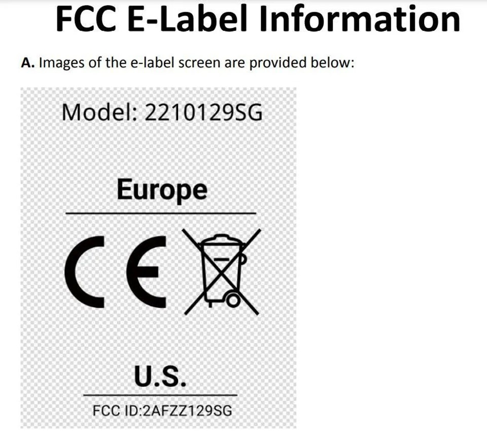 Xiaomi 12 Lite NE 5G đạt chứng nhận FCC (ảnh 3) Xiaomi 12 Lite NE 5G đạt chứng nhận FCC (ảnh 3)