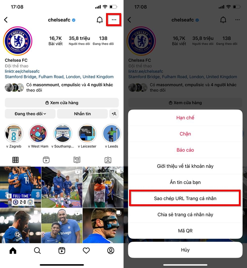 Cách lấy link Instagram trên điện thoại (Ảnh 4)