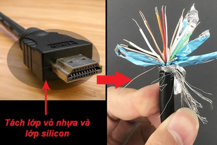 Hướng dẫn thay đầu cáp HDMI