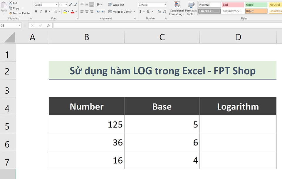 Hàm LOG trong Excel - Ảnh 05