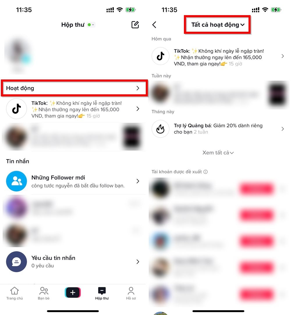 Cách xem TikTok có report không? 2