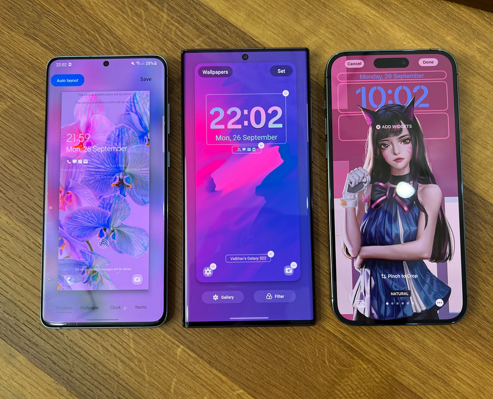 One UI 5 sao chép iOS 16