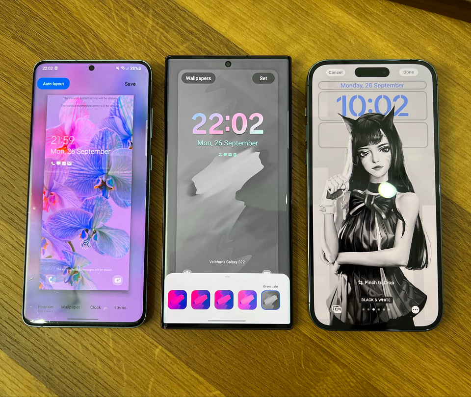 One UI 5 sao chép iOS 16