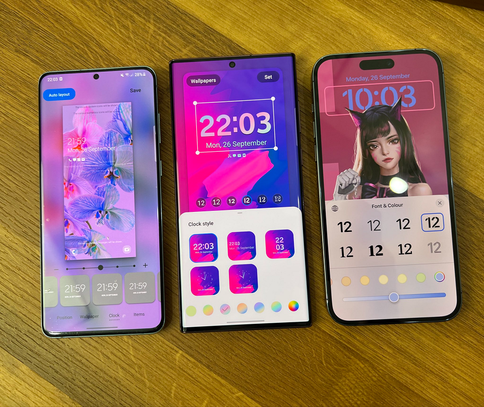 One UI 5 sao chép iOS 16