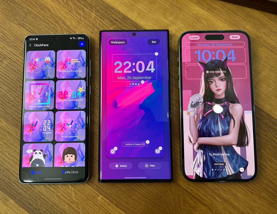 One UI 5 sao chép iOS 16