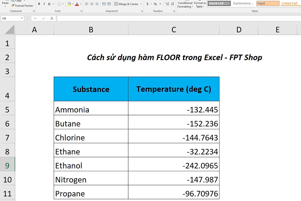 Hàm FLOOR trong Excel - Ảnh 03 Hàm FLOOR trong Excel - Ảnh 03