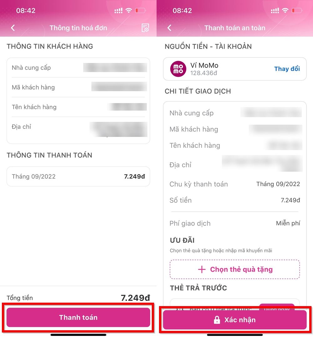 Cách thanh toán điện trên MoMo 3