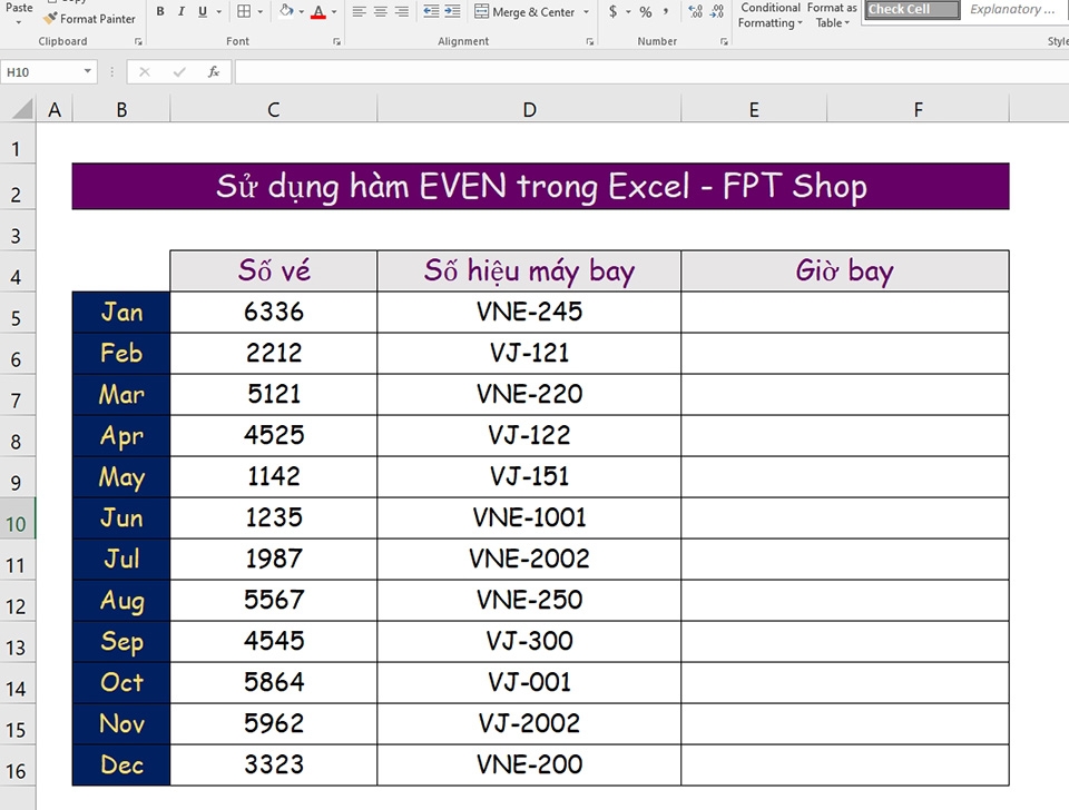 Hàm EVEN trong Excel - Ảnh 09