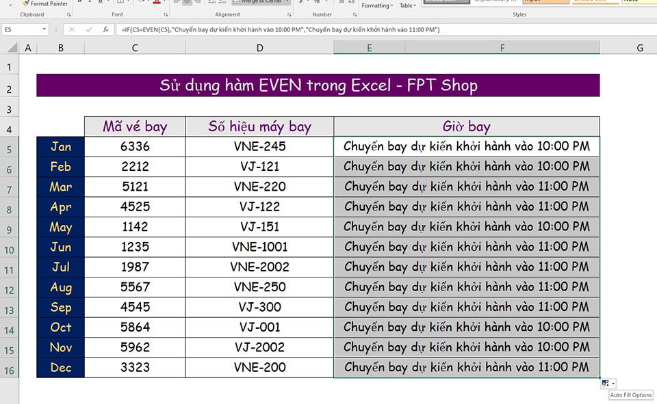 Hàm EVEN trong Excel - Ảnh 11