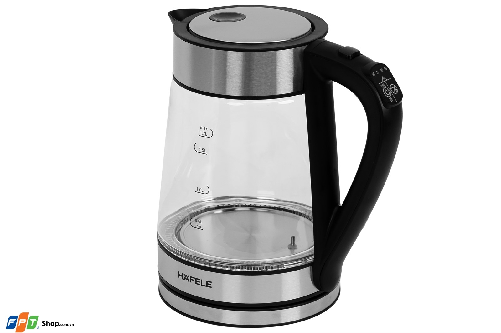 Bình đun siêu tốc thủy tinh Hafele 1.7 lít T-602C