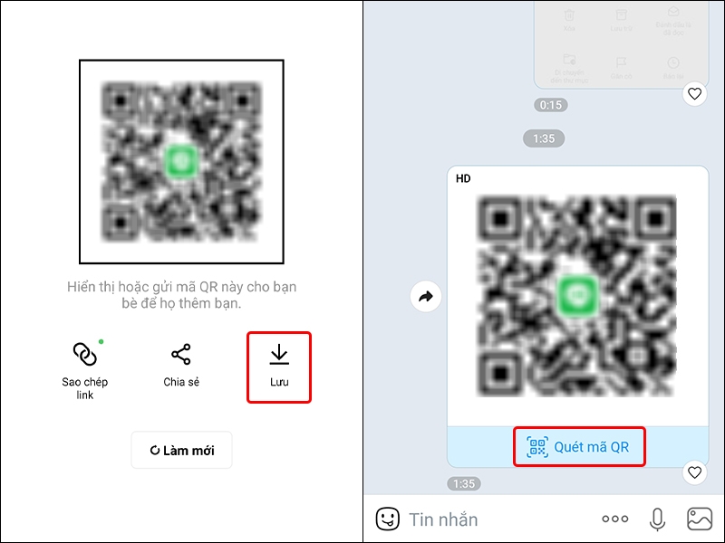 Hướng dẫn tạo mới và chia sẻ mã QR tài khoản LINE