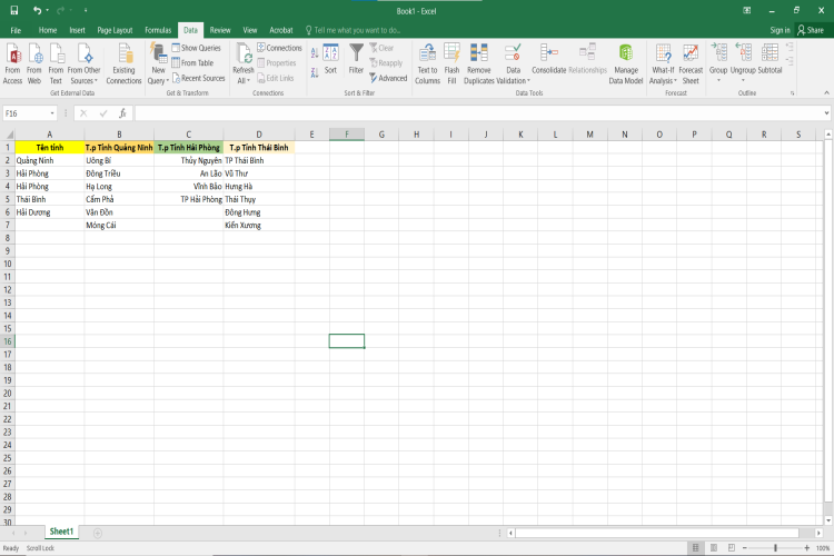 Tạo lựa chọn trong Excel (5)