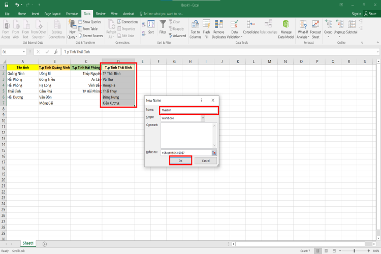 Tạo lựa chọn trong Excel (7)
