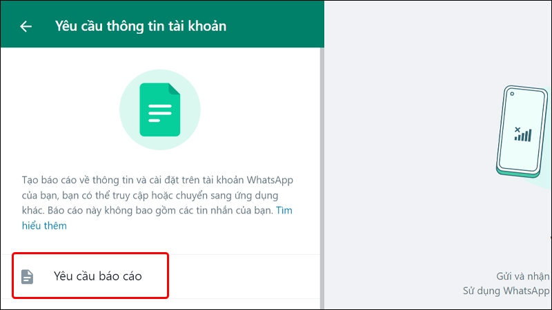 Hướng dẫn tải xuống thông tin của bạn trên WhatsApp bằng máy tính