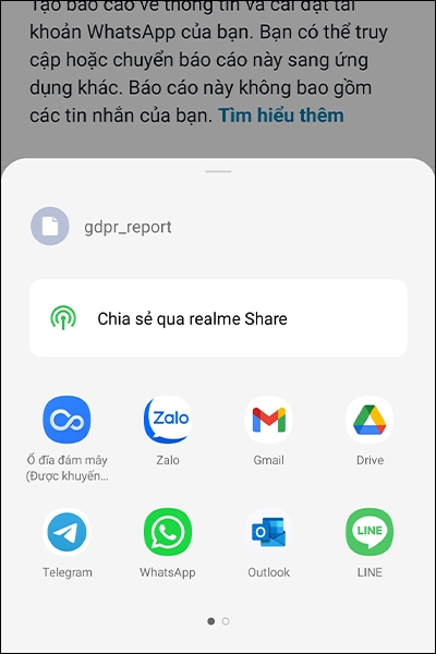 Hướng dẫn tải xuống thông tin của bạn trên WhatsApp bằng điện thoại