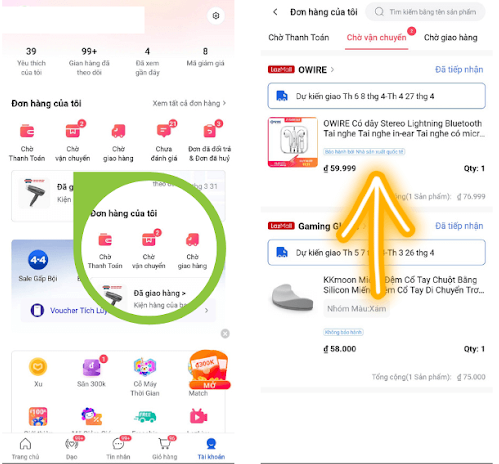 Hủy đơn hàng trên Lazada