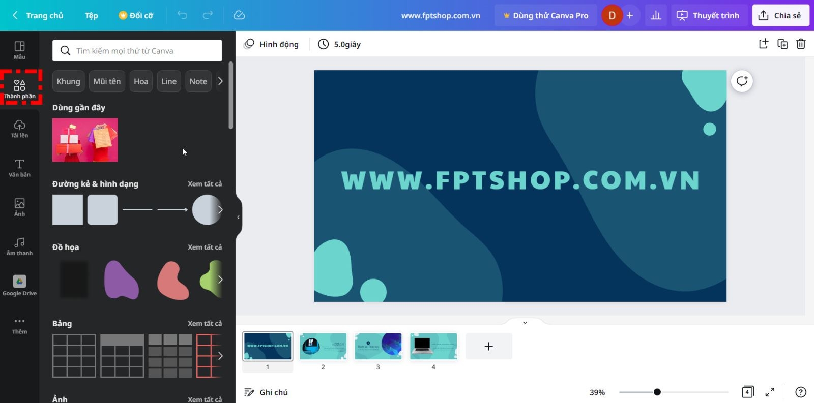 Bật mí cách sử dụng Canva làm PowerPoint (5)