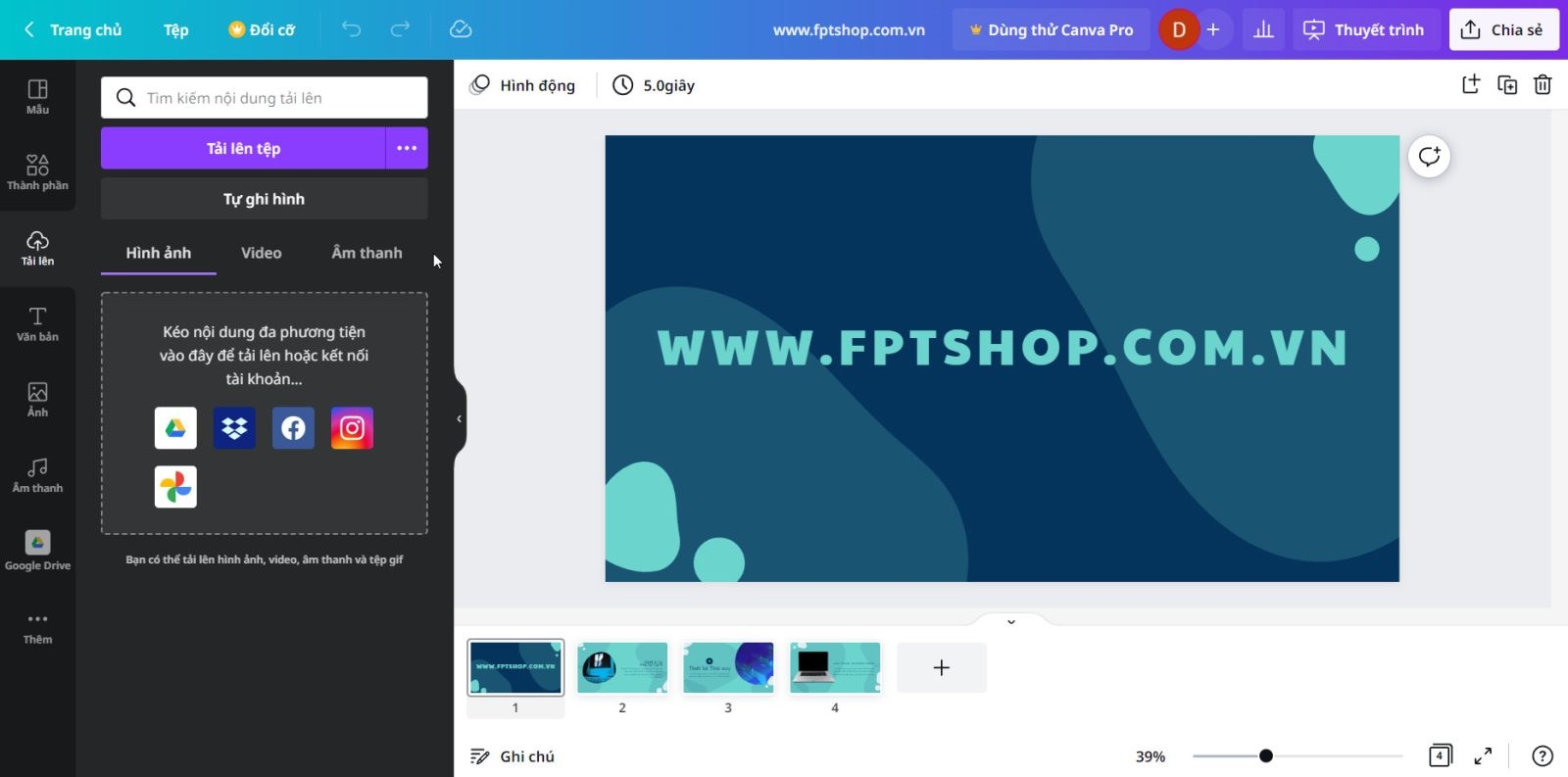 Bật mí cách sử dụng Canva làm PowerPoint (6)