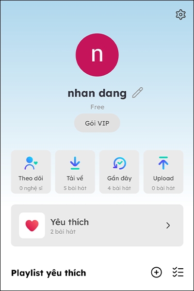 Cách thay đổi ngôn ngữ giao diện Nhaccuatui sang tiếng Việt