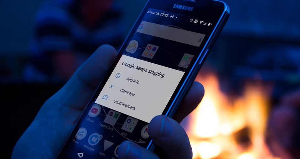 Sửa lỗi ứng dụng Google bị dừng lại - Ảnh 01