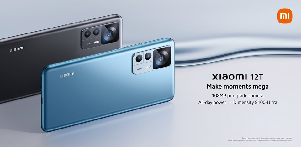 Xiaomi 12T (ảnh 1) Xiaomi 12T (ảnh 1)