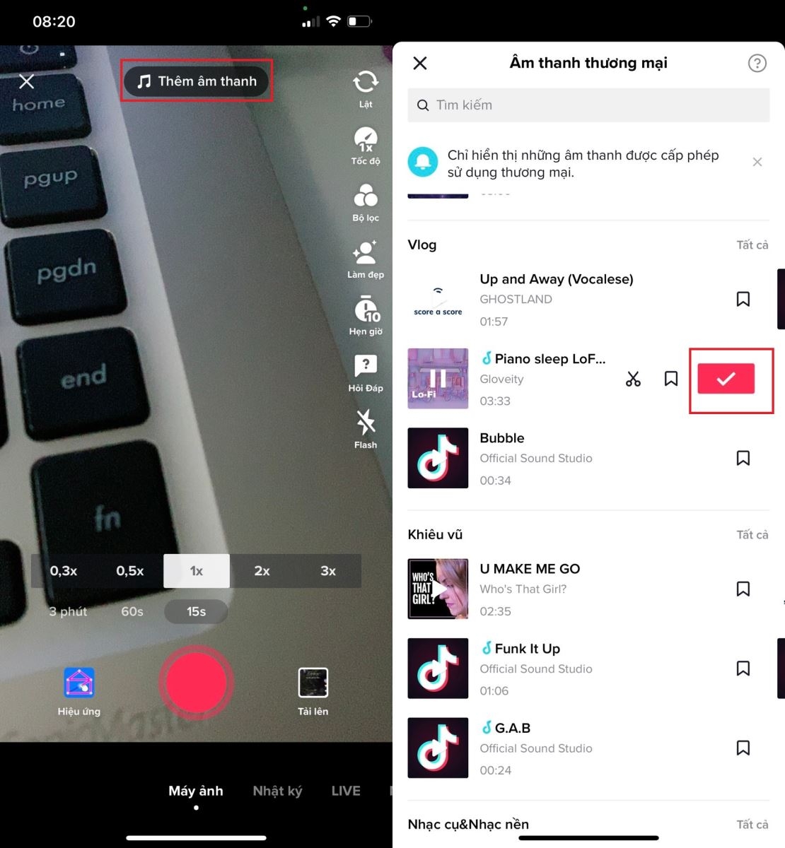 Cách quay TikTok đơn giản 2