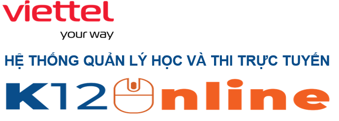 Phần mềm học online - K12 Online